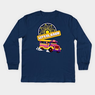 Lets go Jeepney Kids Long Sleeve T-Shirt